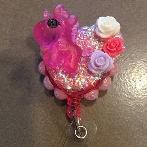 Lalaloopsy Unicorn Badge Reel. Key card holder